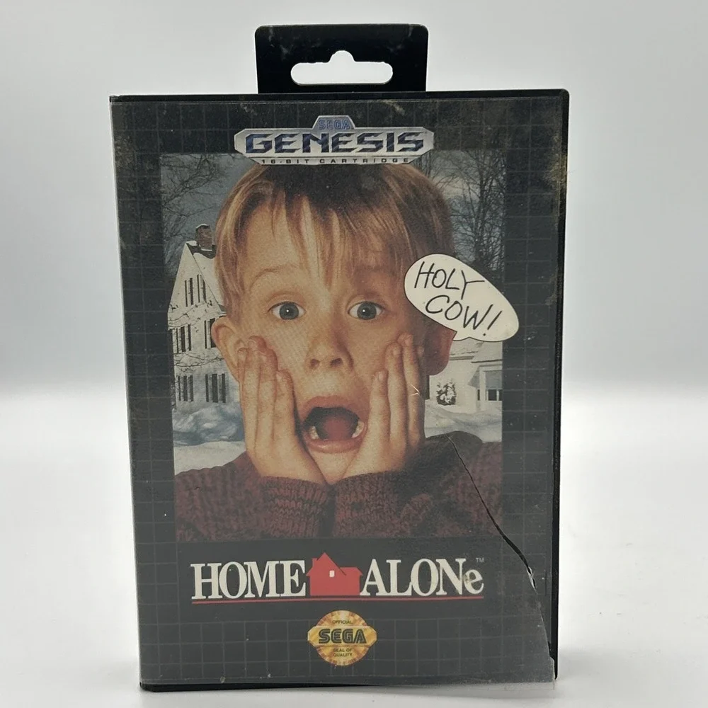 SEGA Home Alone Game (Sega Genesis) Clamshell Case 1992 No Manual
